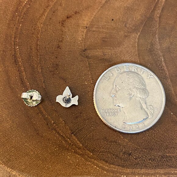 925 Silver Blue Bird Stud Earrings - Etsy SINGLE Retired Bluebird Ear Post Earring, Sterling Silver